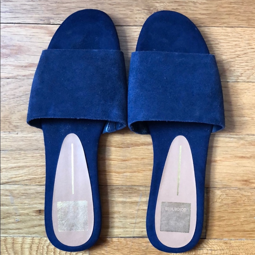 Navy Blue Slides